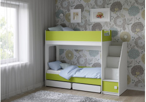 <span>Двухъярусная кровать</span> Легенда D602.3 с ящиками